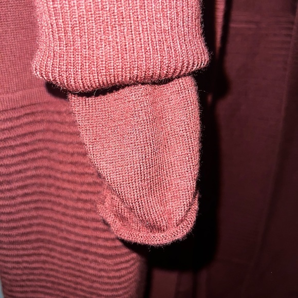 Lululemon Merino Wool Wrap Sit In Lotus Garnet Burgundy Maroon - Picture 9 of 13